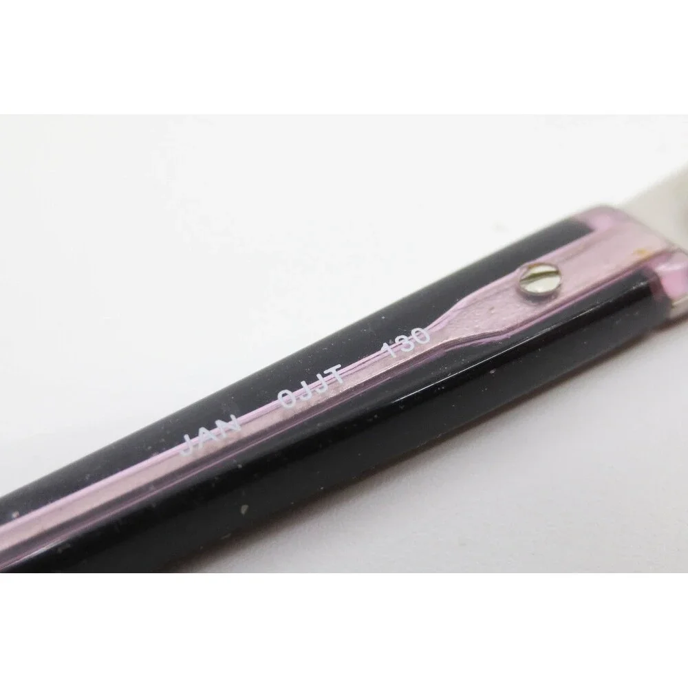 Adensco Jan 0JJT Eyeglasses Black Purple Rectangular Frames 51-15-130 36257